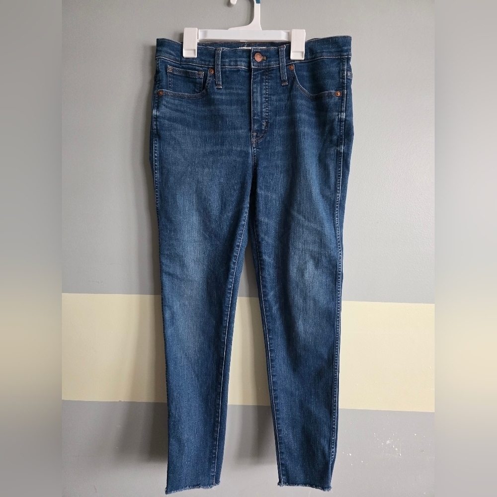 Madewell Women's Jeans 9" Mid Rise Skinny Sz 31
